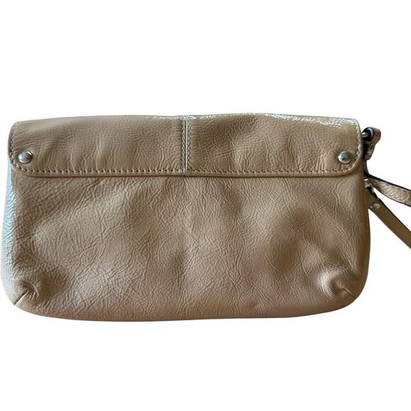 Coach Ashley Putty Wristlet Handbag Clutch Purple Interior - Picture 4 of 13